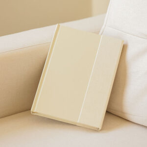 Cru Antique Marfim Pautado com 168 Páginas