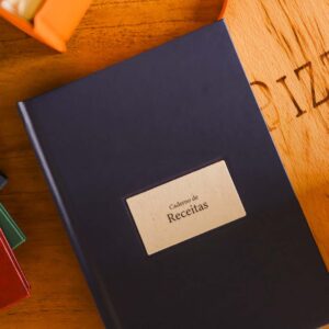 Caderno de Receitas Azul