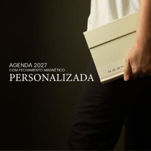 Agenda com Fechamento Magnético 2027 Personalizada